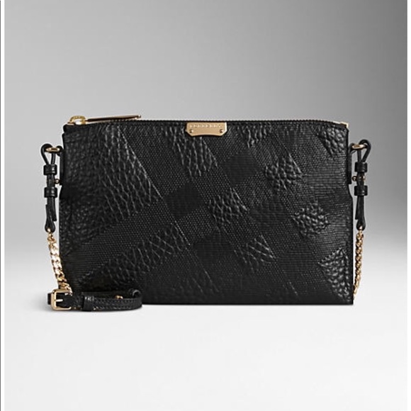 burberry black clutch